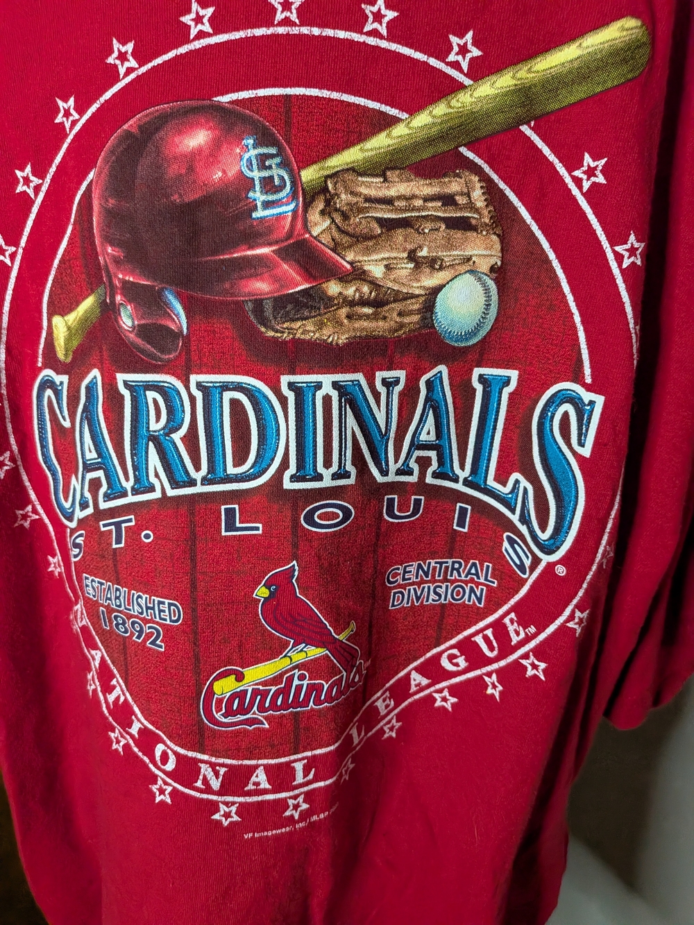 St. Louis Cardinals Red Graphic Short Sleeve Tee